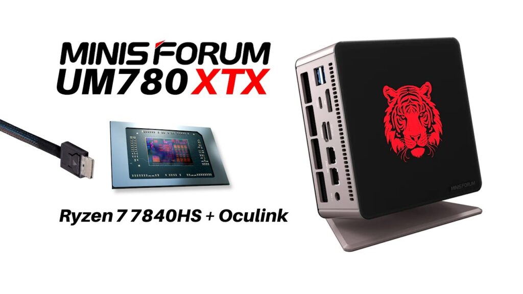 Minisforum UM780 XTX Review With Oculink RTX 4090 eGPU Test!