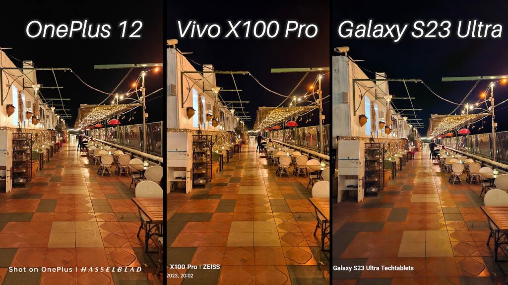 OnePlus 12 Vs Vivo X100 Pro Vs Galaxy S23 Ultra Camera Comparison