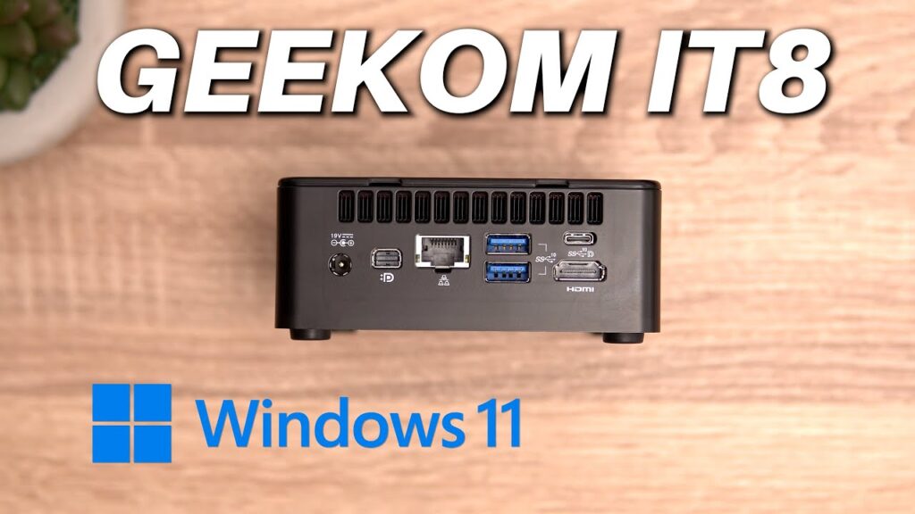 Tiny Mini PC That Can Run 4 Displays! Geekom IT8 Mini PC Review